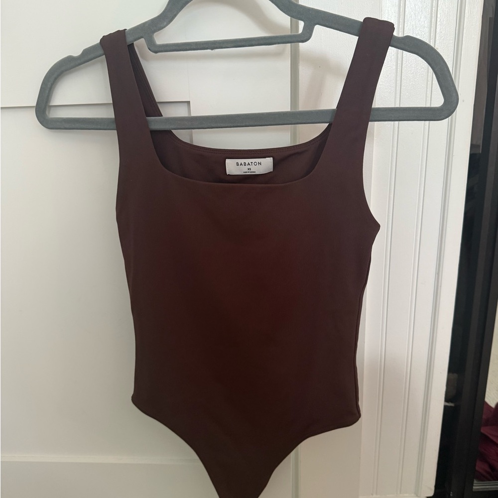 Babaton Chocolate Brown Bodysuit